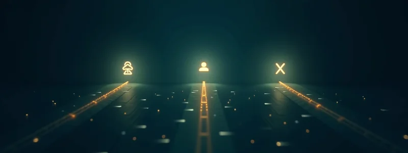 Illustration: a 3-point light path from download to install to first chat